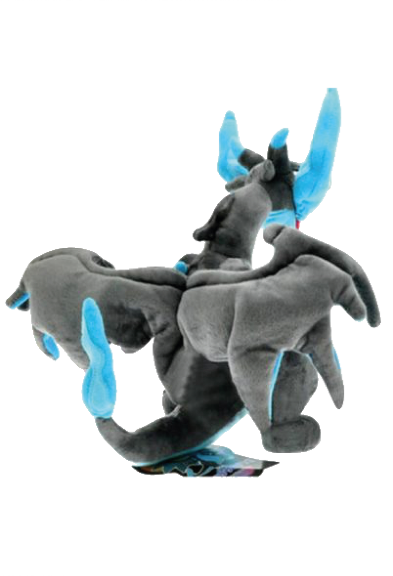 Peluche Méga-Dracaufeu X - Pokémon