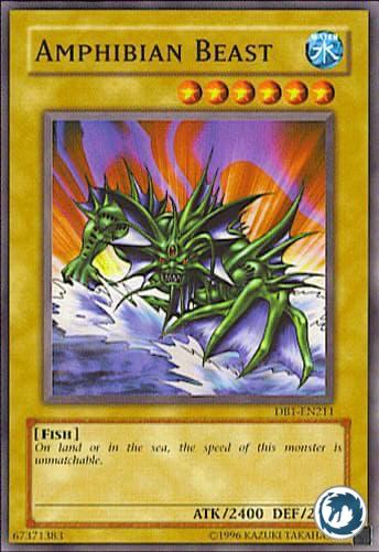 Bête Amphibie (DB1-EN211) - Amphibian Beast (DB1-EN211) - Carte Yu-Gi-Oh