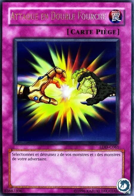 Attaque En Double Fourche (LDD-C061) - Two-Pronged Attack (LDD-061) - Carte Yu-Gi-Oh