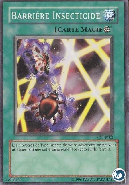 Barrière Insecticide (SDP-F102) - Insect Barrier (PSV-EN102) - Carte Yu-Gi-Oh