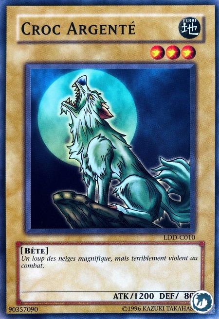 Croc Argenté (LDD-C010) / Silver Fang (LOB-010) - Carte Yu-Gi-Oh