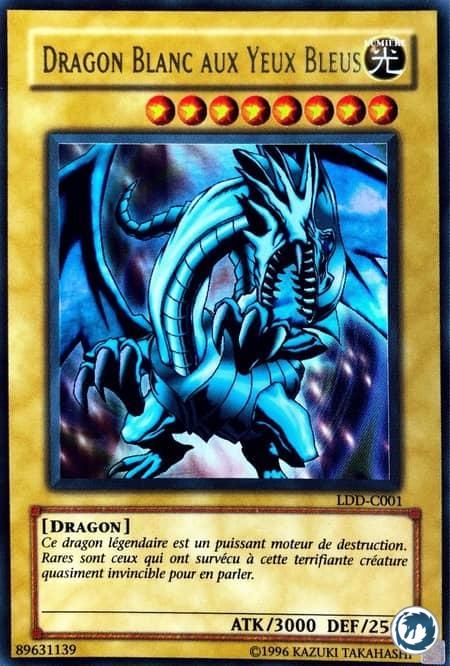 Dragon Blanc Aux Yeux Bleus (LDD-C001) - Blue-eyes White Dragon (LOB-001) - Carte Yu-Gi-Oh