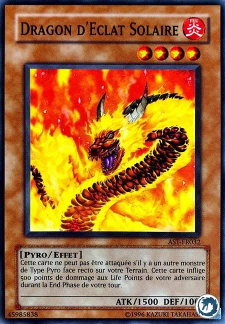 Dragon D'Éclat Solaire (AST-FR032) - Solar Flare Dragon (AST-EN032) - Carte Yu-Gi-Oh - Le Dragon Blanc