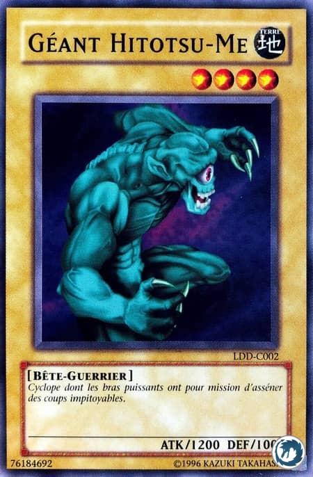 Géant Hitotsu-Me (LDD-C002) - Hitotsu-Me Giant (LOB-002) - Carte Yu-Gi-Oh