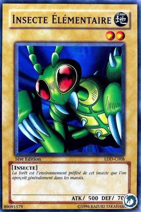 Insecte Elémentaire (LDD-C008) - Basic Insect (LOB-008) - Carte Yu-Gi-Oh