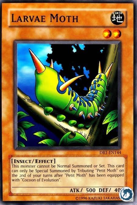 Larve De Papillon (DB1-EN144) - Larvae Moth (DB1-EN144) - Carte Yu-Gi-Oh