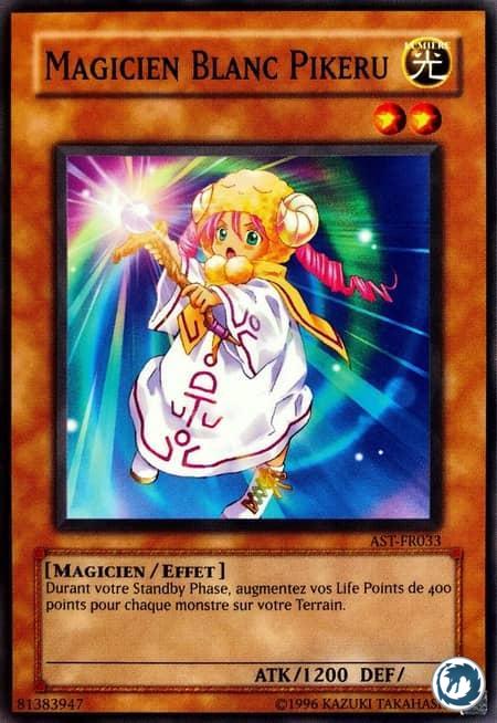 Magicien Blanc Pikeru (AST-FR033) - White Magician Pikeru (AST-EN033) - Carte Yu-Gi-Oh