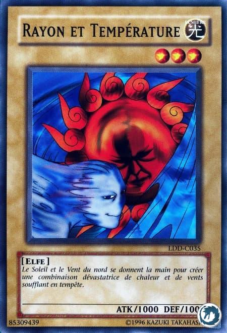 Rayon Et Température (LDD-C035) - Ray & Temperature (LOB-035) - Carte Yu-Gi-Oh