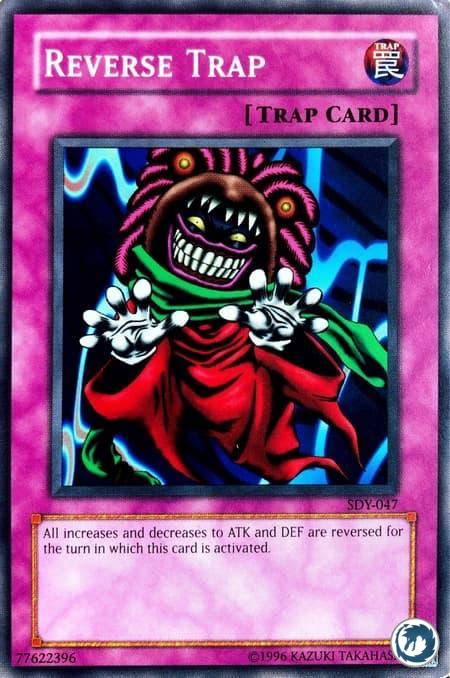 Piège Inversé (DDY-F043) / (DDK-F043) - Reverse Trap (SDK-047) / (SDY-047) - Trampa de Inversión (BIY-S047) - Carte Yu-Gi-Oh