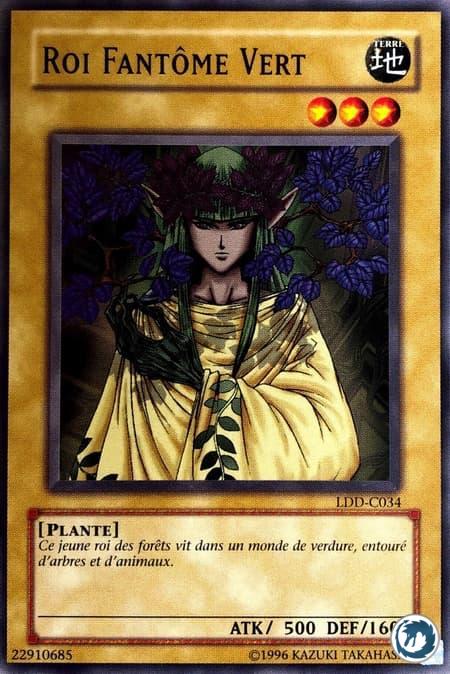 Roi Fantôme Vert (LDD-C034) - Green Phantom King (LOB-034) - Carte Yu-Gi-Oh