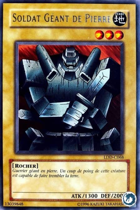 Soldat Géant De Pierre (LDD-C068) - Giant Soldier of Stone (LOB-068) - Carte Yu-Gi-Oh