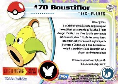 Boustiflor #70 - Weepinbell #70 - Topps TV Animation