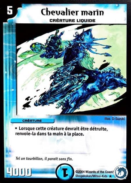 Chevalier marin (24/110) - Aqua Knight (24/110) - Carte Duel Masters - Set De Base