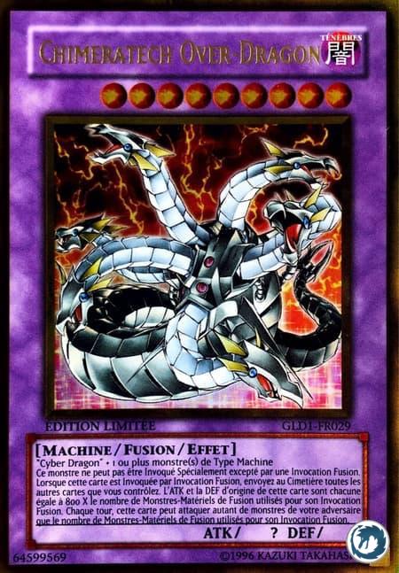 Chimeratech Over-Dragon (GLD1-FR029) - Chimeratech Over-Dragon (GLD1-EN029) - Carte Yu-Gi-Oh