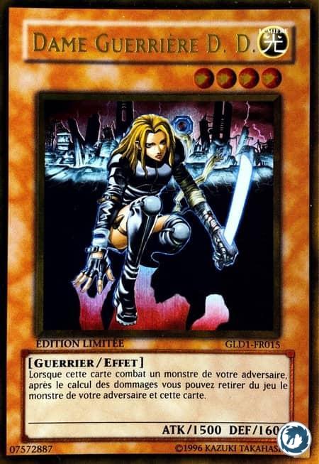Dame Guerrière D.D. (GLD1-FR015) - D.D. Warrior Lady (GLD1-EN015) - Carte Yu-Gi-Oh