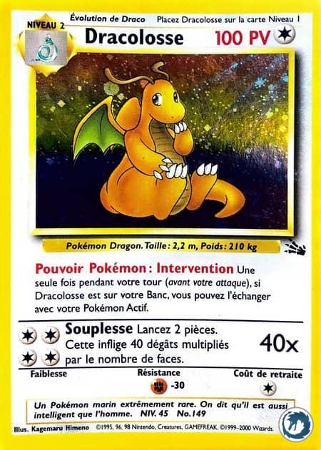 Dracolosse (4/62) - Dragonite (4/62) - Fossile - Carte Pokémon