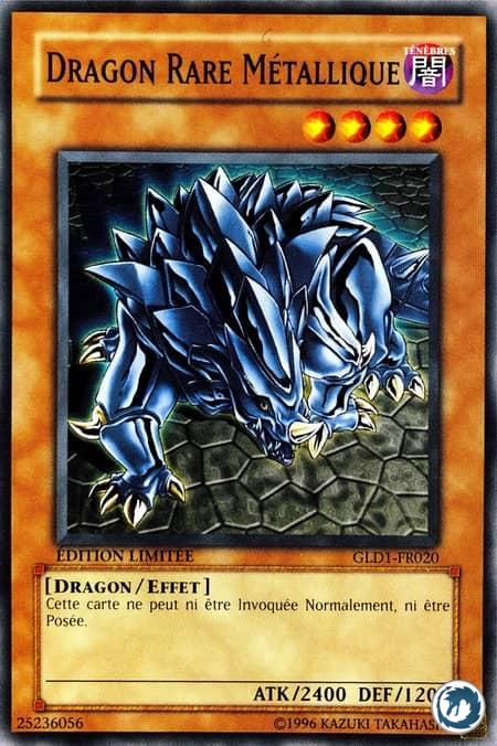 Dragon Rare Métallique (GLD1-FR020) - Rare Metal Dragon (GLD1-EN020) - Carte Yu-Gi-Oh