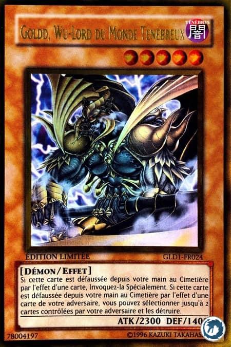 Goldd, Wu-Lord Du Monde Ténébreux (GLD1-FR024) - Goldd, Wu-Lord of Dark World (GLD1-EN024) - Carte Yu-Gi-Oh