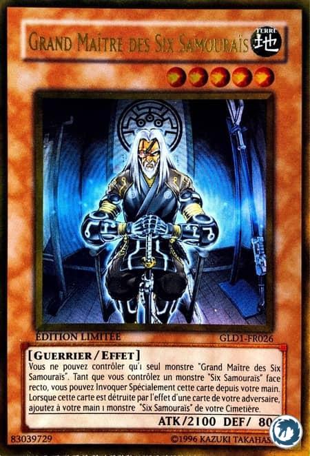 Grand Maître Des Six Samourais (GLD1-FR026) - Grandmaster of the Six Samurai (GLD1-EN026) - Carte Yu-Gi-Oh