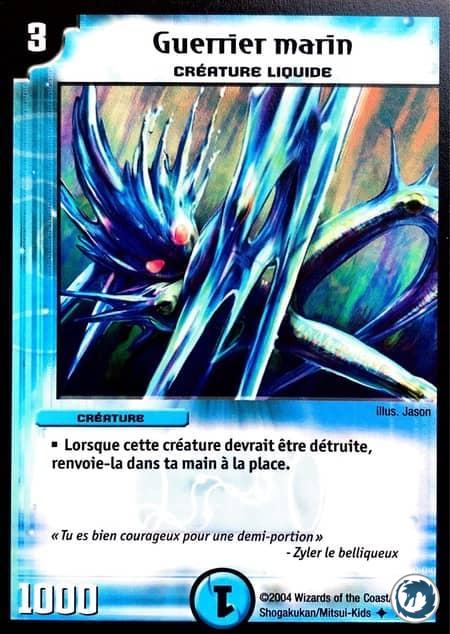 Guerrier marin (25/110) - Aqua Soldier (25/110) - Carte Duel Masters - Set De Base
