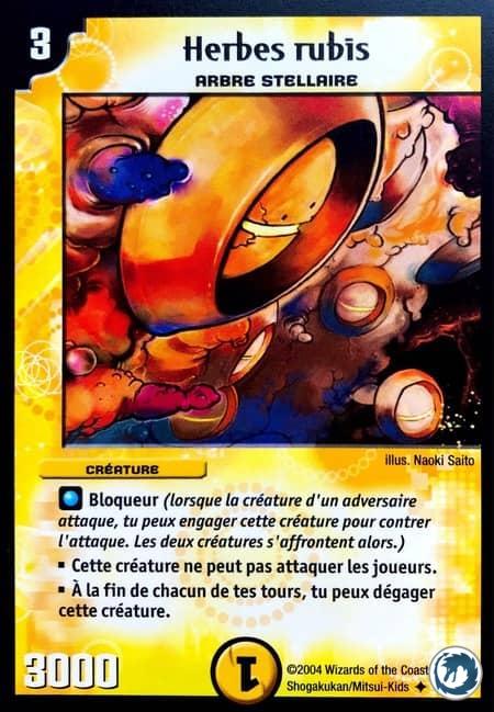 Herbes rubis (17/110) - Ruby Grass (17/110) - Carte Duel Masters - Set De Base