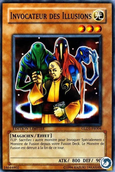 Invocateur Des Illusions (GLD1-FR004) - Summoner of Illusions (GLD1-EN004) - Carte Yu-Gi-Oh