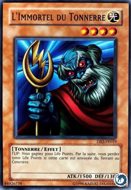 L'Immortel Du Tonnerre (DB2-FR059) - The Immortal of Thunder (DB2-EN059) - Carte Yu-Gi-Oh