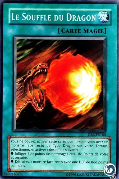 Le Souffle Du Dragon (DB2-FR160) - Dragon's Gunfire (DB2-EN160) - Carte Yu-Gi-Oh