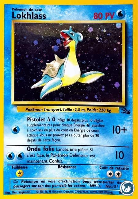 Lokhlass (10/62) - Lapras (10/62) - Fossile - Carte Pokémon