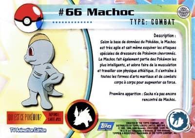 Machoc #66 - Machoke #66 - Topps TV Animation