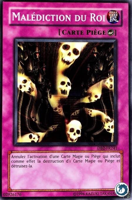 Malédiction Du Roi (DB2-FR241) - Curse of Royal (DB2-EN241) - Carte Yu-Gi-Oh
