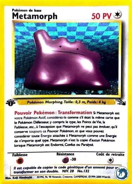 Metamorph (3/62) - Metamorph (3/62) - Fossile - Carte Pokémon