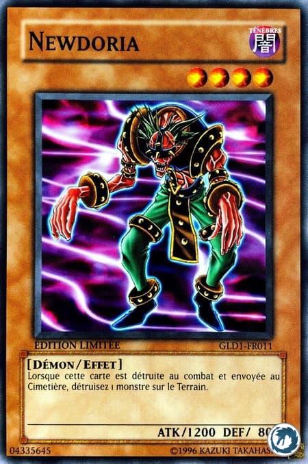 Newdoria (GLD1-FR011) - Newdoria (GLD1-EN011) - Carte Yu-Gi-Oh