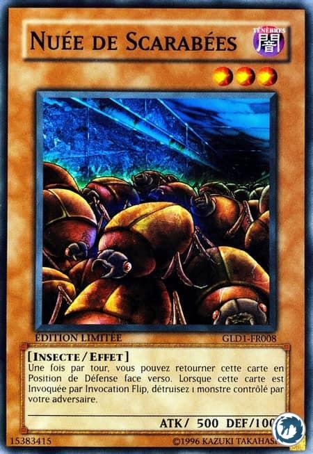 Nuée De Scarabées (GLD1-FR008) - Swarm of Scarabs (GLD1-EN008) - Carte Yu-Gi-Oh