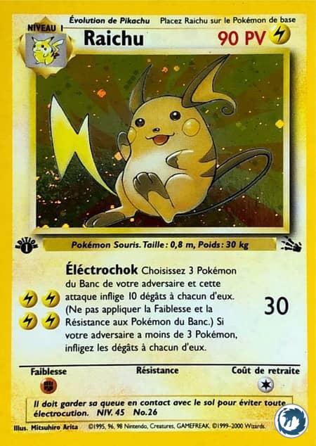 Raichu (14/62) - Raichu (14/62) - Fossile - Carte Pokémon
