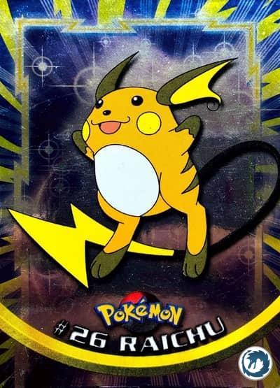 Raichu #26 - Raichu #26 - Topps TV Animation