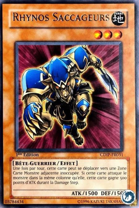 Rhynos Saccageurs (CDIP-FR031) - Charging Rhinos (CDIP-EN031) - Carte Yu-Gi-Oh