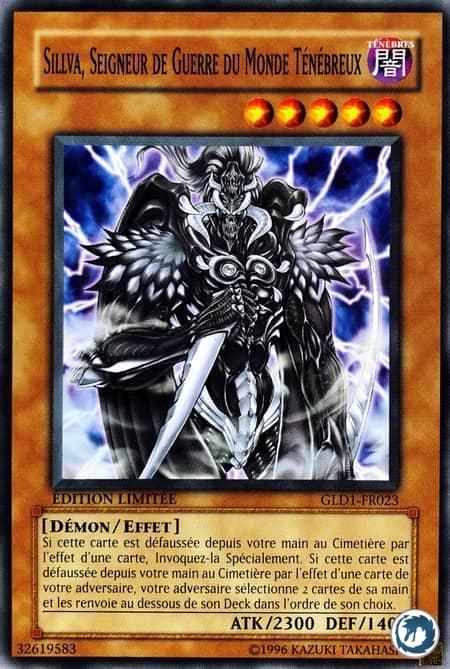 Sillva, Seigneur De Guerre Du Monde Ténébreux (GLD1-FR023) - Sillva, Warlord of Dark World (GLD1-EN023) - Carte Yu-Gi-Oh