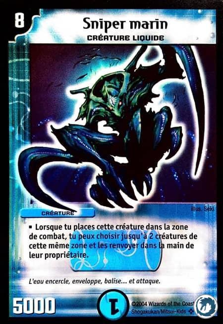 Sniper marin (S3/S10) - Aqua Sniper (S3/S10) - Carte Duel Masters - Set De Base