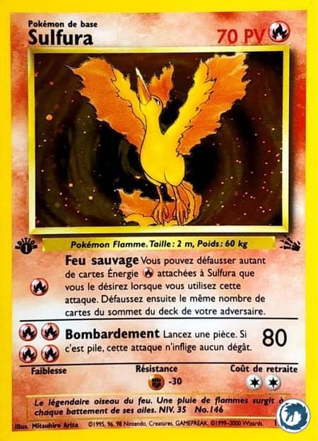 Sulfura (12/62) - Moltres (12/62) - Fossile - Carte Pokémon