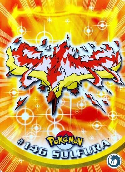 Sulfura #146 - Moltres #146 - Topps TV Animation
