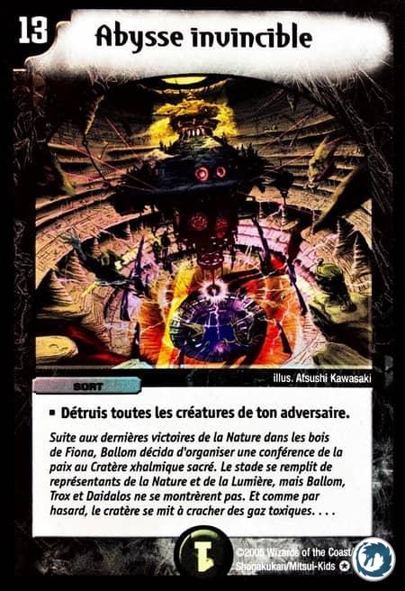 Abysse invincible (5/110) - Invincible Abyss (5/110) - Carte Duel Masters - Meurtrisseurs Invincibles