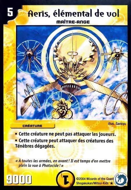Aeris, élémental de vol (6/55) - Aeris, Flight Elemental (6/55) - Carte Duel Masters - Jeux d'Ombres d'une Nuit Aveuglante