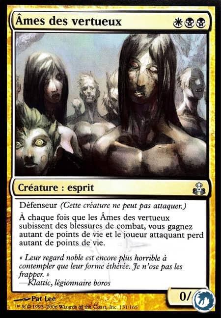 Âmes des vertueux (131/165) - Souls of the Faultless (131/165) - Le Pacte des Guildes - Carte Magic The Gathering