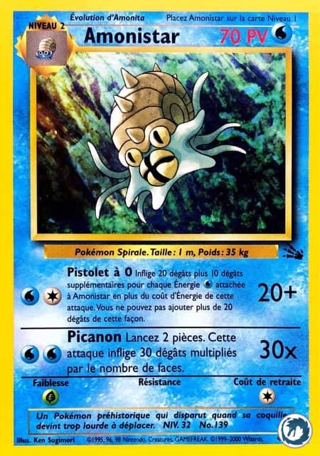 Amonistar (40/62) - Omastar (40/62) - Fossile - Carte Pokémon