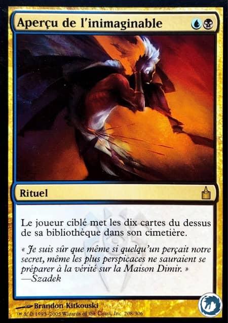 Aperçu de l'inimaginable (208/306) - Glimpse the Unthinkable (208/306) - Ravnica, la Cité des Guildes - Carte Magic The Gathering