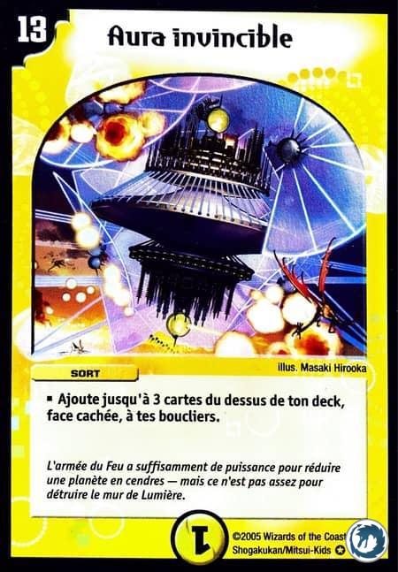 Aura invincible (1/110) - Invincible Aura (1/110) - Carte Duel Masters - Meurtrisseurs Invincibles