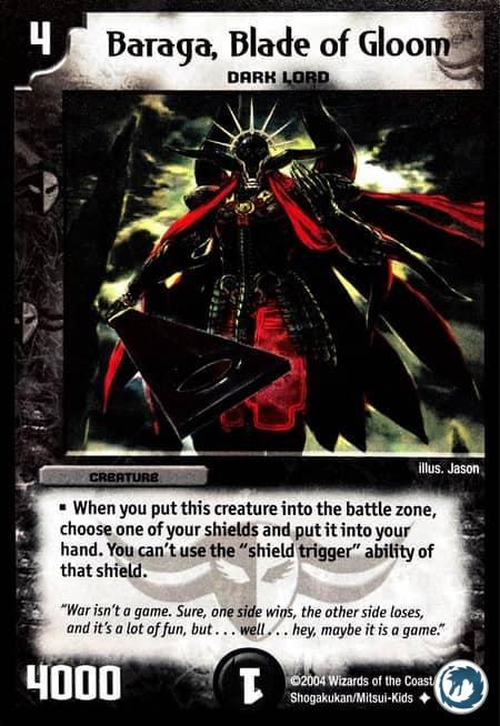 Baraga, Lame D'Obscurité (23/55) - Baraga, Blade of Gloom (23/55) - Carte Duel Masters - Carnage Des Super-Guerriers