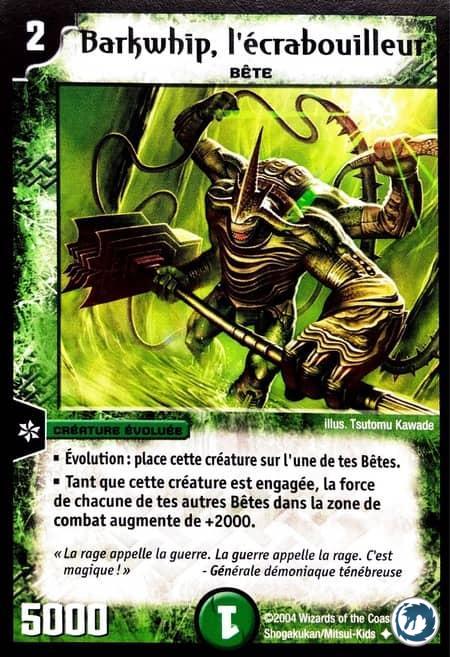 Barkwhip, l'écrabouilleur (45/55) - Barkwhip, the Smasher (45/55) - Carte Duel Masters - Evo Exterminateur