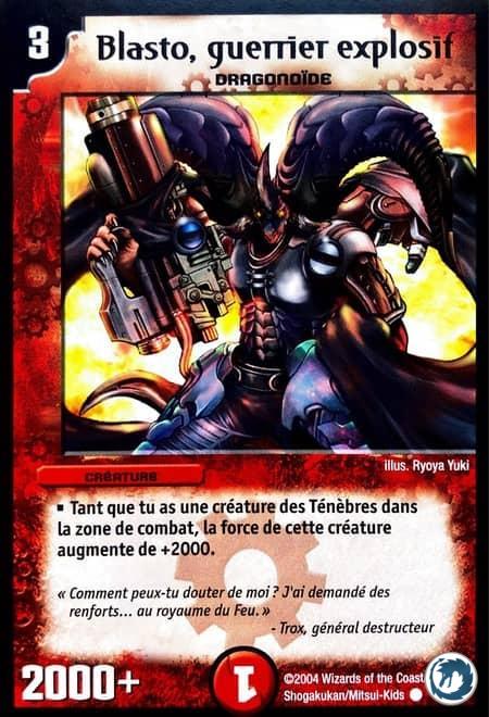 Blasto, guerrier explosif (40/55) - Blasto, Explosive Soldier (40/55) - Carte Duel Masters - Jeux d'Ombres d'une Nuit Aveuglante